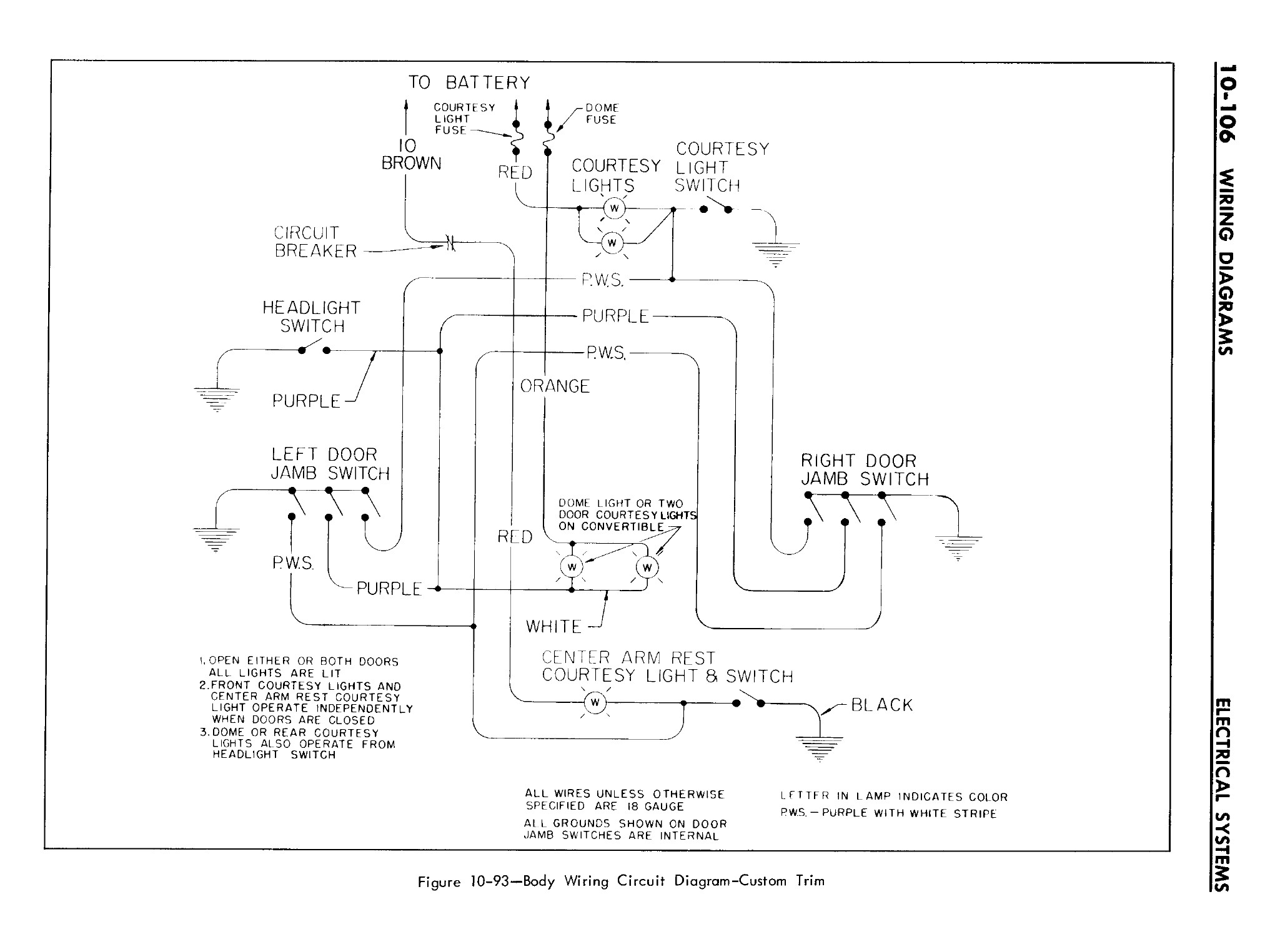 1962 Buick Chassis Service Manual Electrical System Page 106 of 108